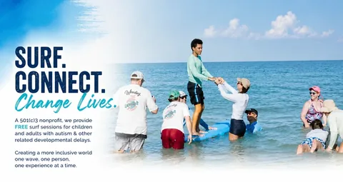 Surfers for Autism — Jacksonville Beach Surf Festival event artwork