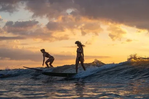 Sisters of the Sea First Sunday Surf Session & Beach Cleanup event artwork